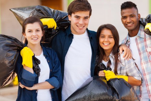 Various types of business waste collected for removal in Southfields.